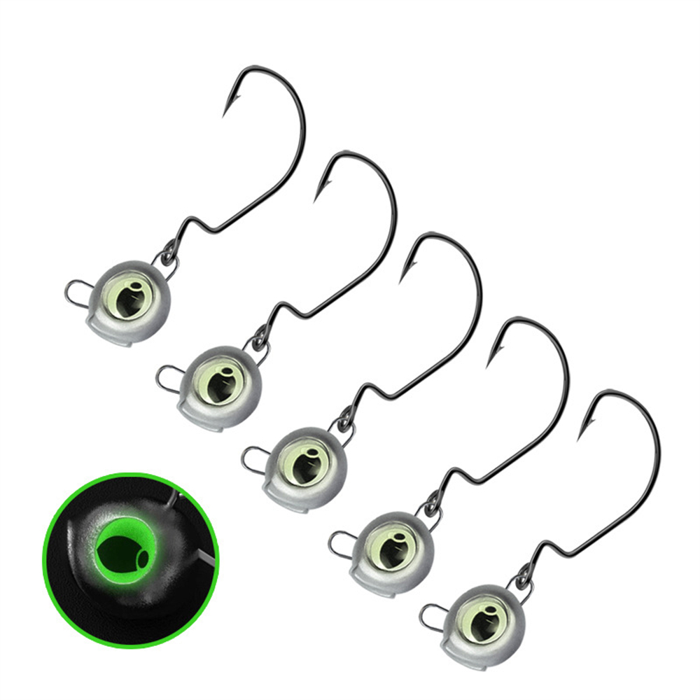 Fishing Hook Weedless - Testine jig senza erbacce da 10