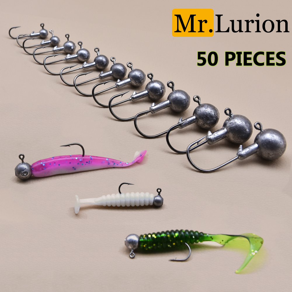 Fishing Hook Weedless - MrLurion 50 pezzi ami da pesca