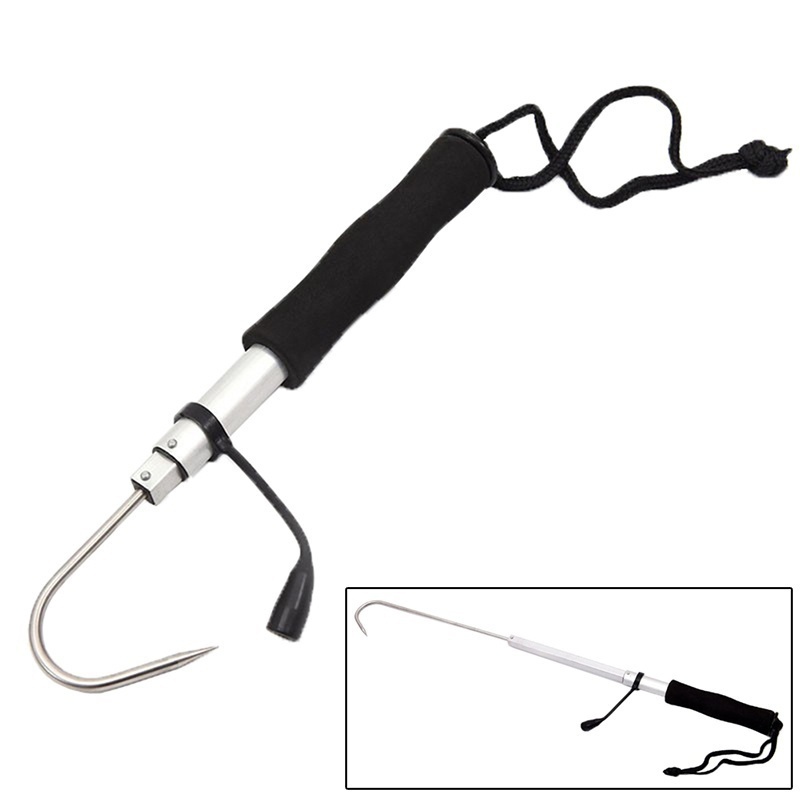 Fishing Hook Stainless Steel - Nuovo Gancio Telescopico Retrattile in Acciaio