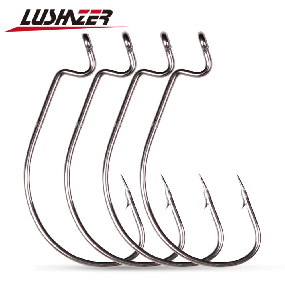 Fishing Hook Offset - LUSHAZER 10 pz/lotto ami da pesca