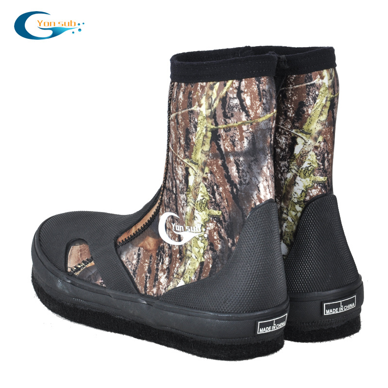 Fishing Hook Size - Scarpe in Neoprene Mimetico per Sport