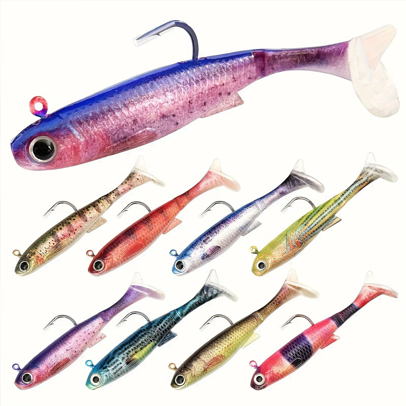 Fishing Hook Weedless - Esca per spigole preimpostate | Confezione