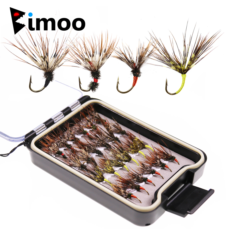 Fishing Hook Size - Bimoo 24 pezzi/scatola Tenkara mosche in