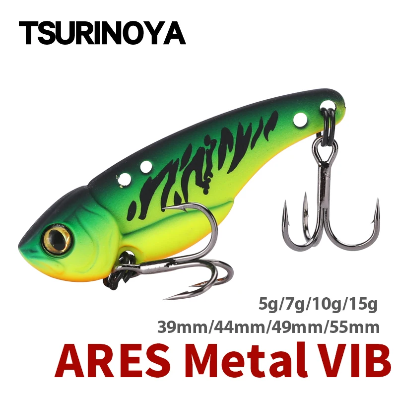 Fishing Hook Treble - TSURINOYA Pesca Richiamo Duro Metallo VIB