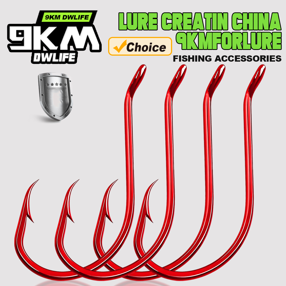 Fishing Hook Circle - 9KM 100 pezzi gancio per polpo