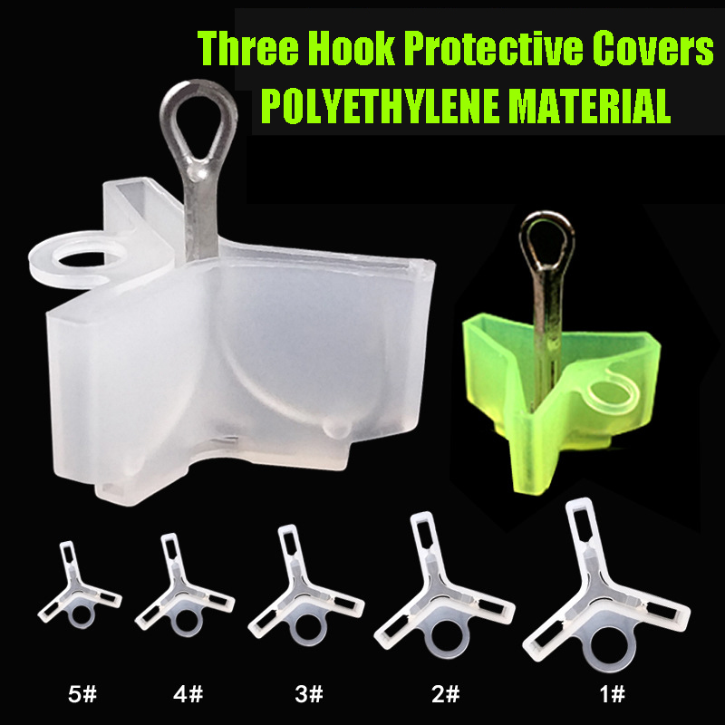 Fishing Hook Treble - 20 pz/lotto Durevole Tappi di Protezione