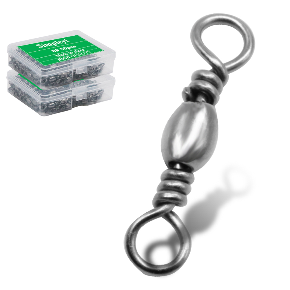 Fishing Hook Stainless Steel - 50pcs/1Box cuscinetto a sfere da pesca