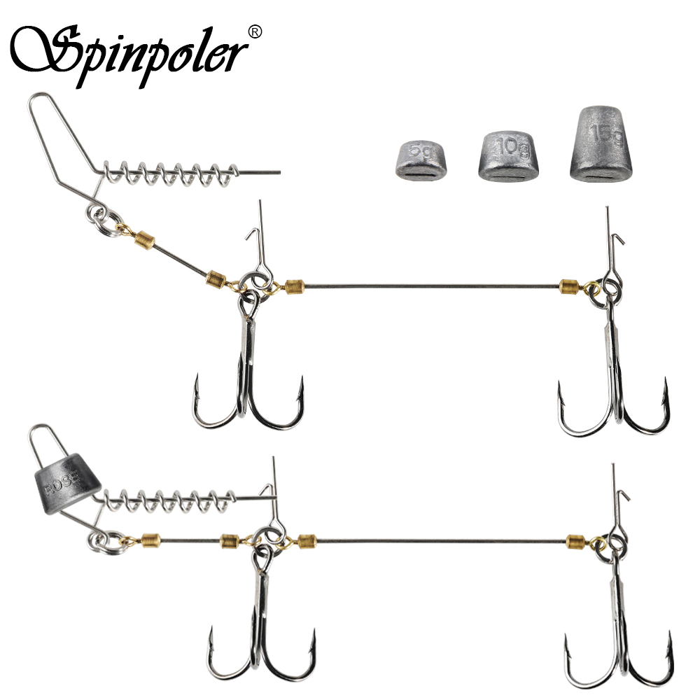 Fishing Hook Size - Spinpoler The Pike Stinger Rig Vite