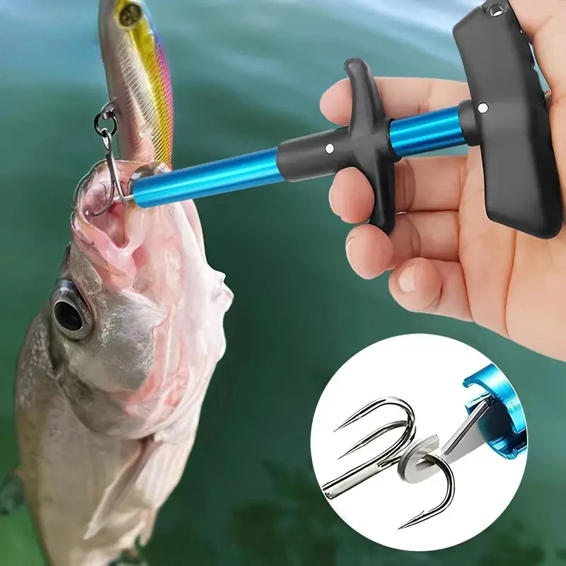 Fishing Hook Sharpener - 1/2 Pezzi Estrattore Portatile in Alluminio