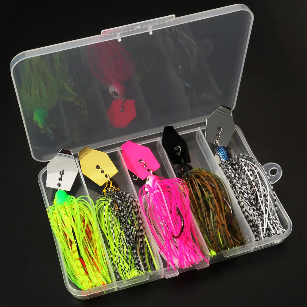 Fishing Hook Weedless - Spinner Bait 7g/9g/12g/14g/21g Esche da pesca