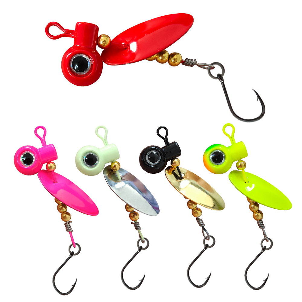 Fishing Hook Offset - 5 pz Crappie Jig Teste Con