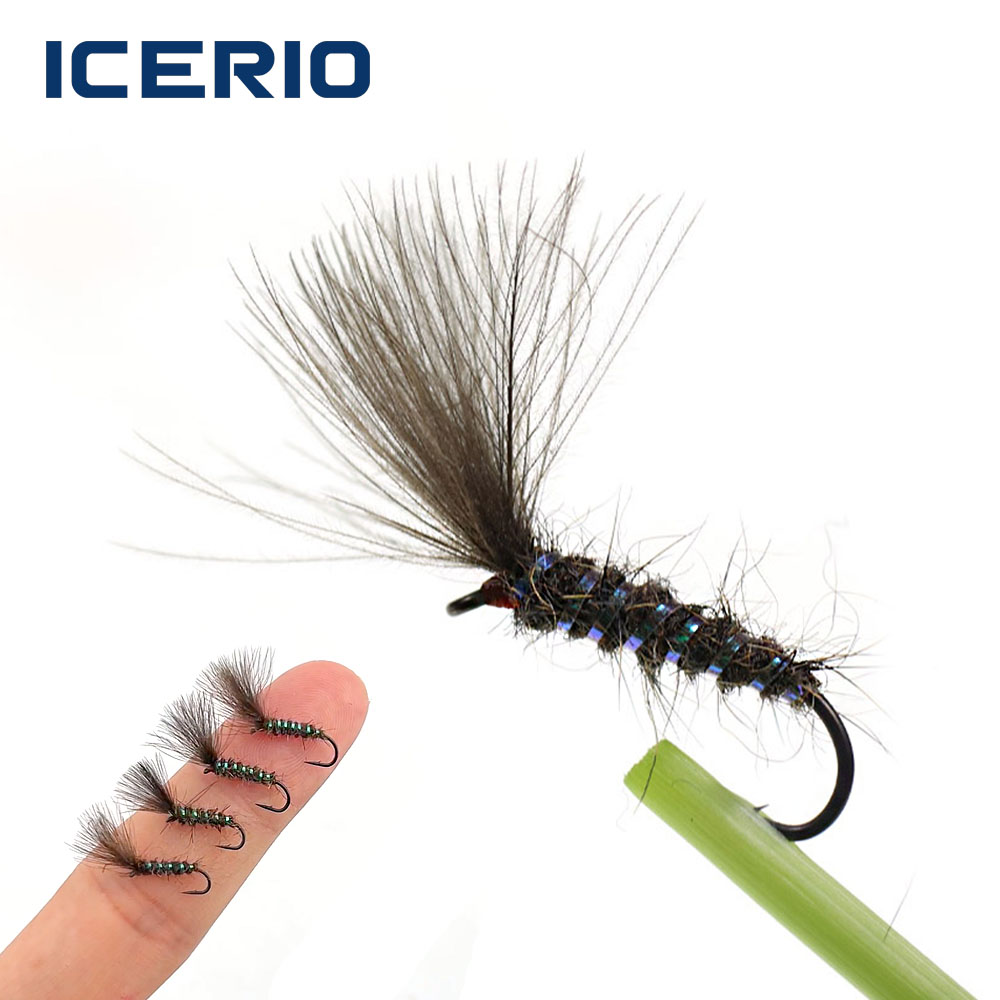 Fishing Hook Size - 5/6 pezzi CDC Parachute Dry Fly