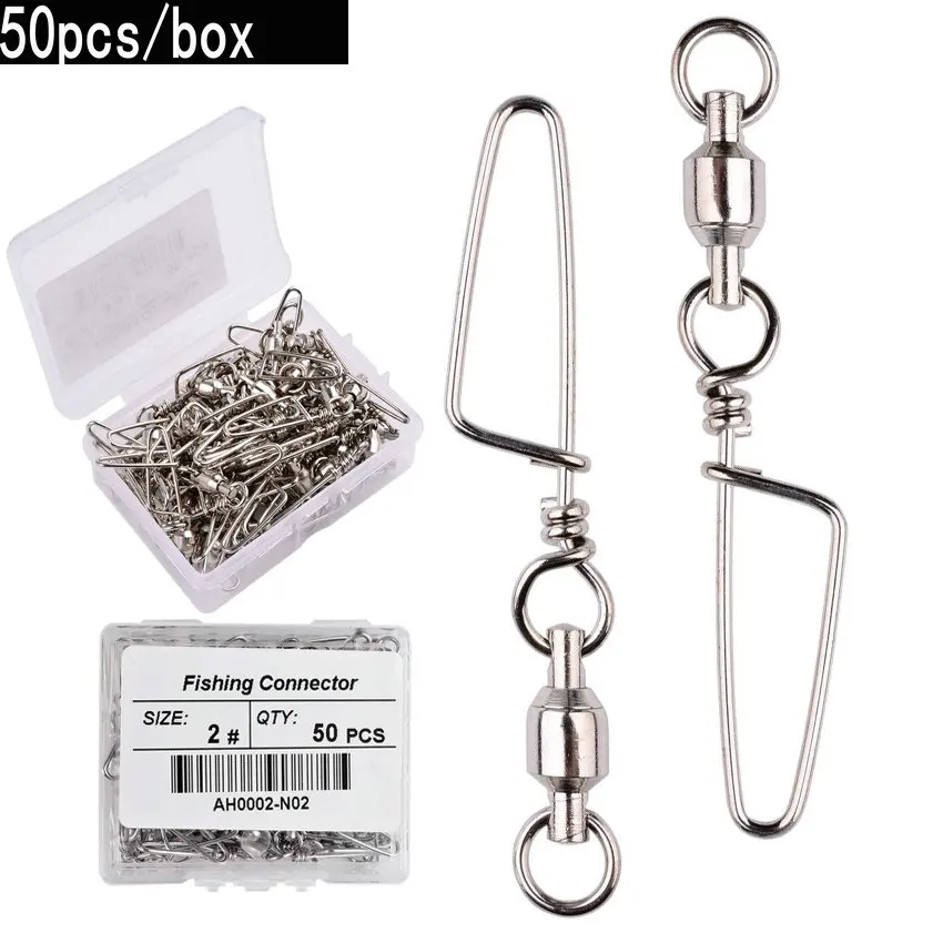 Fishing Hook Stainless Steel - Girevole con cuscinetto a sfera da