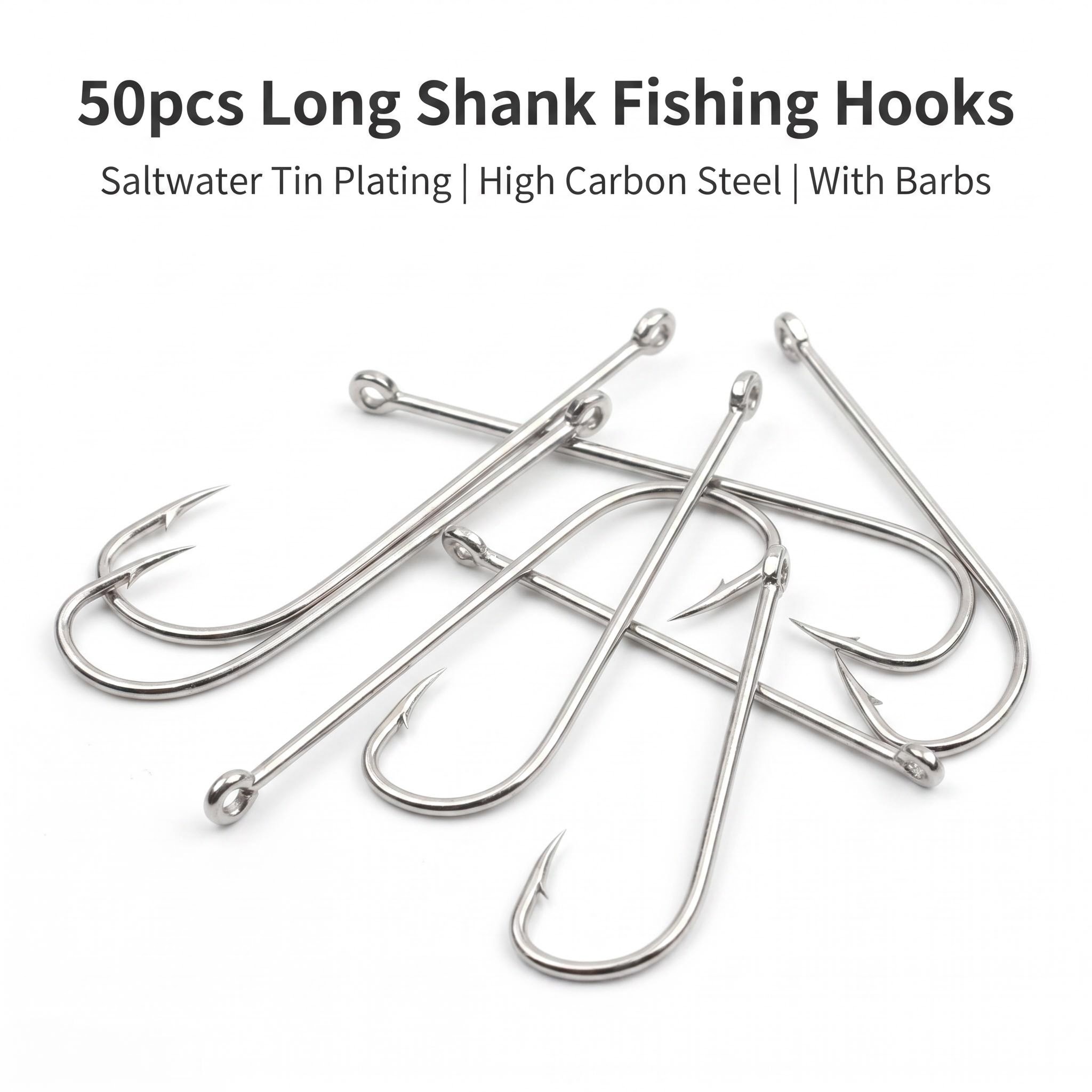 Fishing Hook Circle - 50 ami circolari per acqua salata