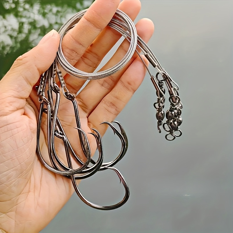Fishing Hook Circle - 25 Pezzi di Ami Circolari Rinforzati