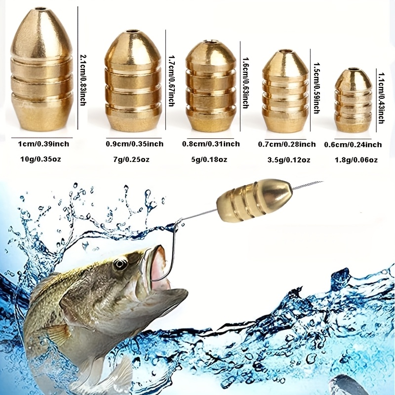 Ingrosso 50 pz. Piombi in Rame - Fishing Hook Jig recensione e prezzo