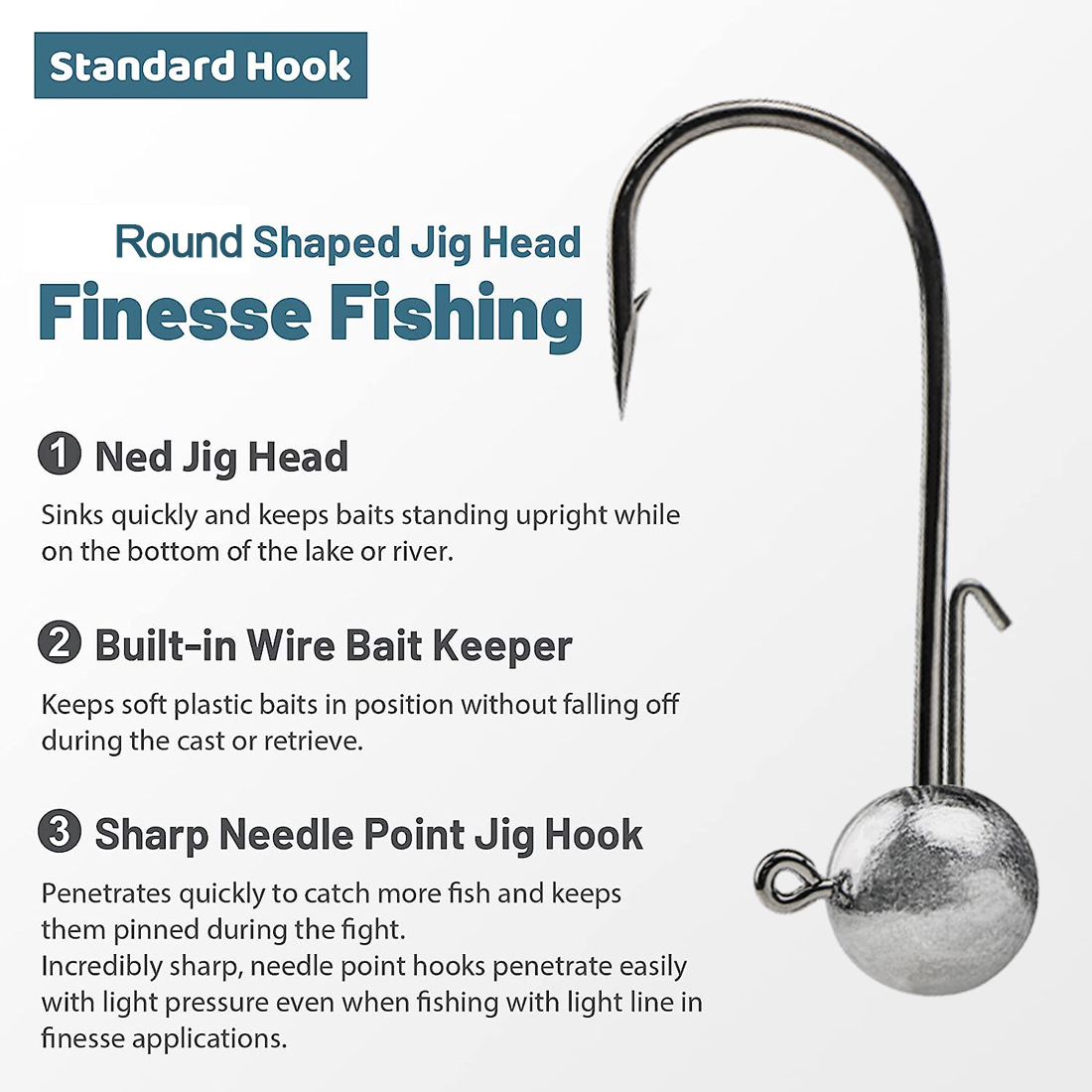 FishTrip 1 ~ 10 pezzi Ned Jig  - Fishing Hook Weedless recensione e prezzo