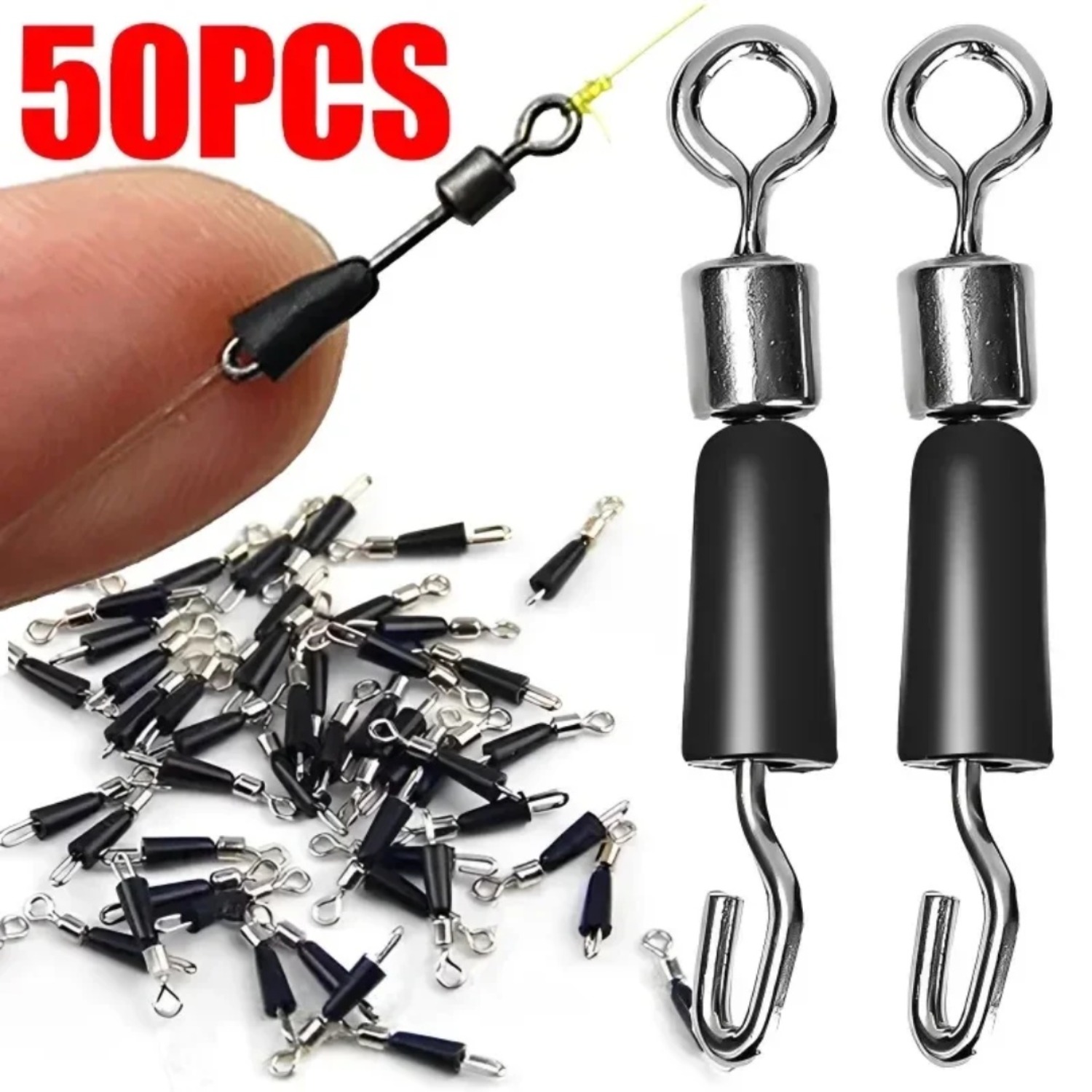 50 Pezzi Girelle a Sgancio Rap - Fishing Hook Jig recensione e prezzo