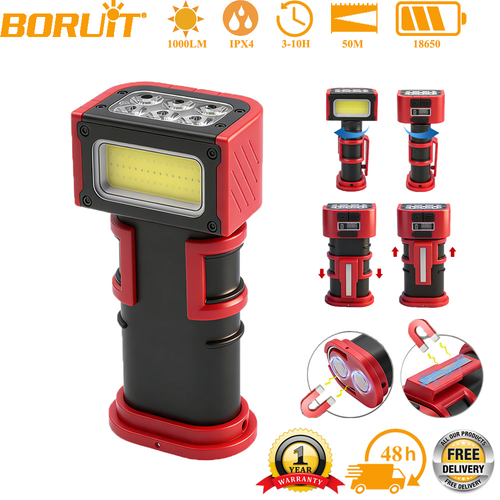 Lampada da Lavoro LED COB BORU - Fishing Hook recensione e prezzo