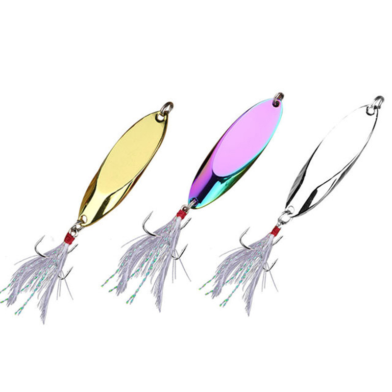 1pc 2.5g-35g cucchiaio di meta - Fishing Hook Treble recensione e prezzo