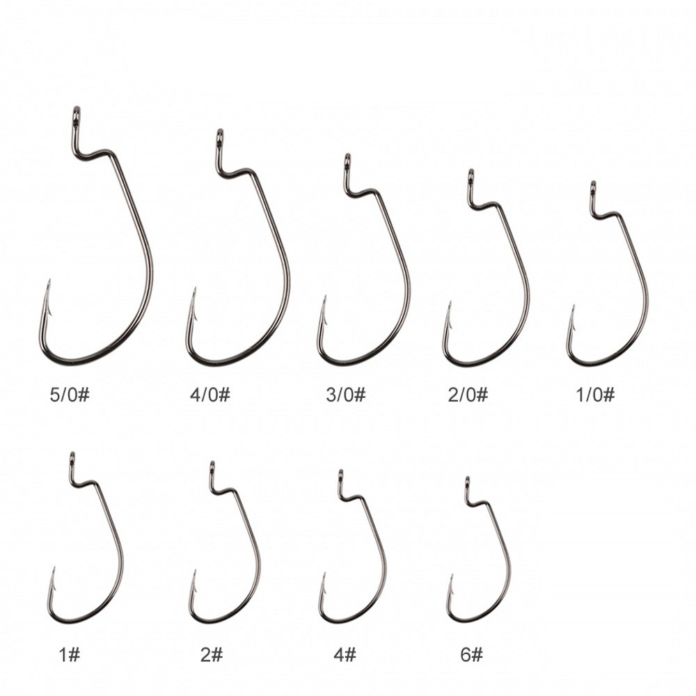 20 pz/lotto Ami da pesca Texas - Fishing Hook Offset recensione e prezzo