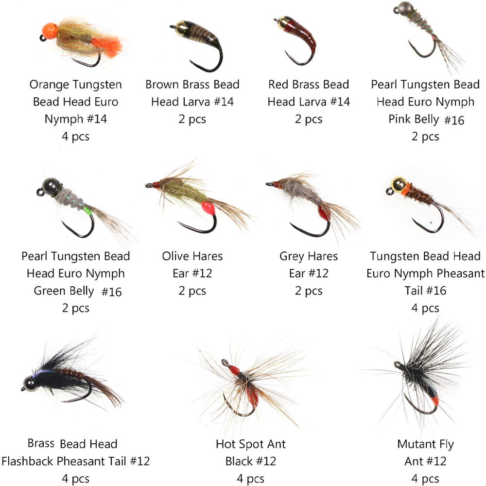 Kit di 32 Mosche Artificiali p - Fishing Hook Barbless recensione e prezzo