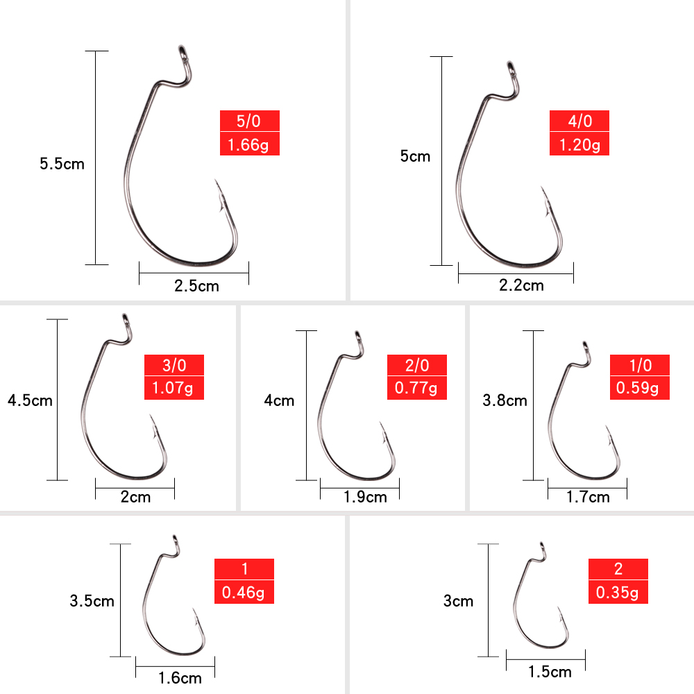 LUSHAZER 10 pz/lotto ami da pe - Fishing Hook Offset recensione e prezzo