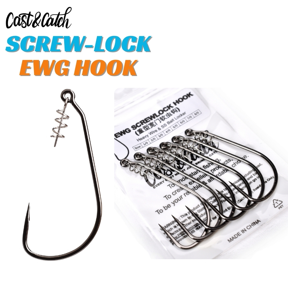 Amo da pesca Cast&Catch SCREW- - Fishing Hook Weedless recensione e prezzo