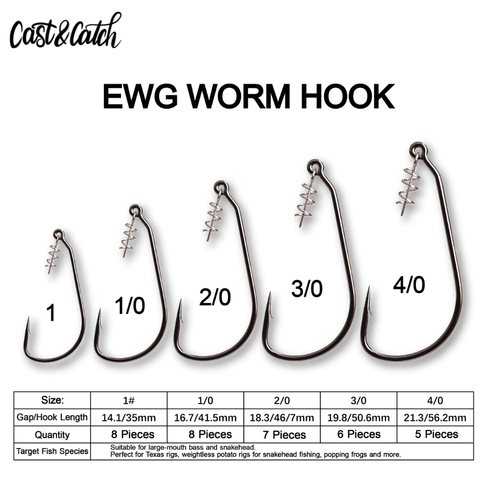 Amo da pesca Cast&Catch SCREW- - Fishing Hook Weedless recensione e prezzo