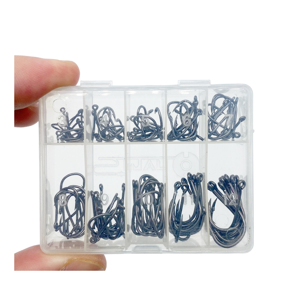 100 pz/lotto set di scatole pe - Fishing Hook Assortment recensione e prezzo