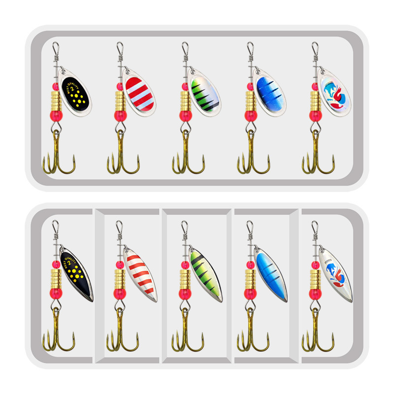 Cucchiai rotanti per esche da  - Fishing Hook Treble recensione e prezzo