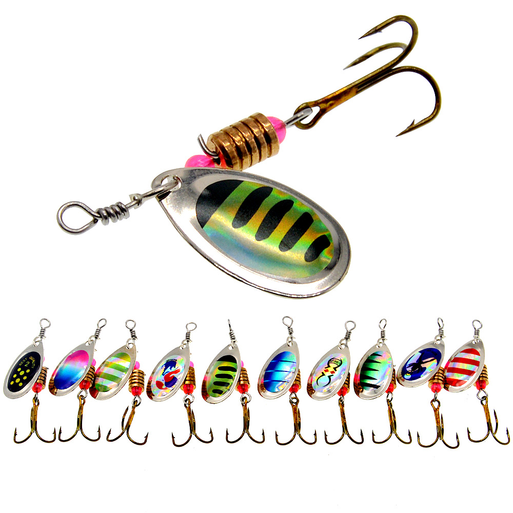 Cucchiai rotanti per esche da  - Fishing Hook Treble recensione e prezzo