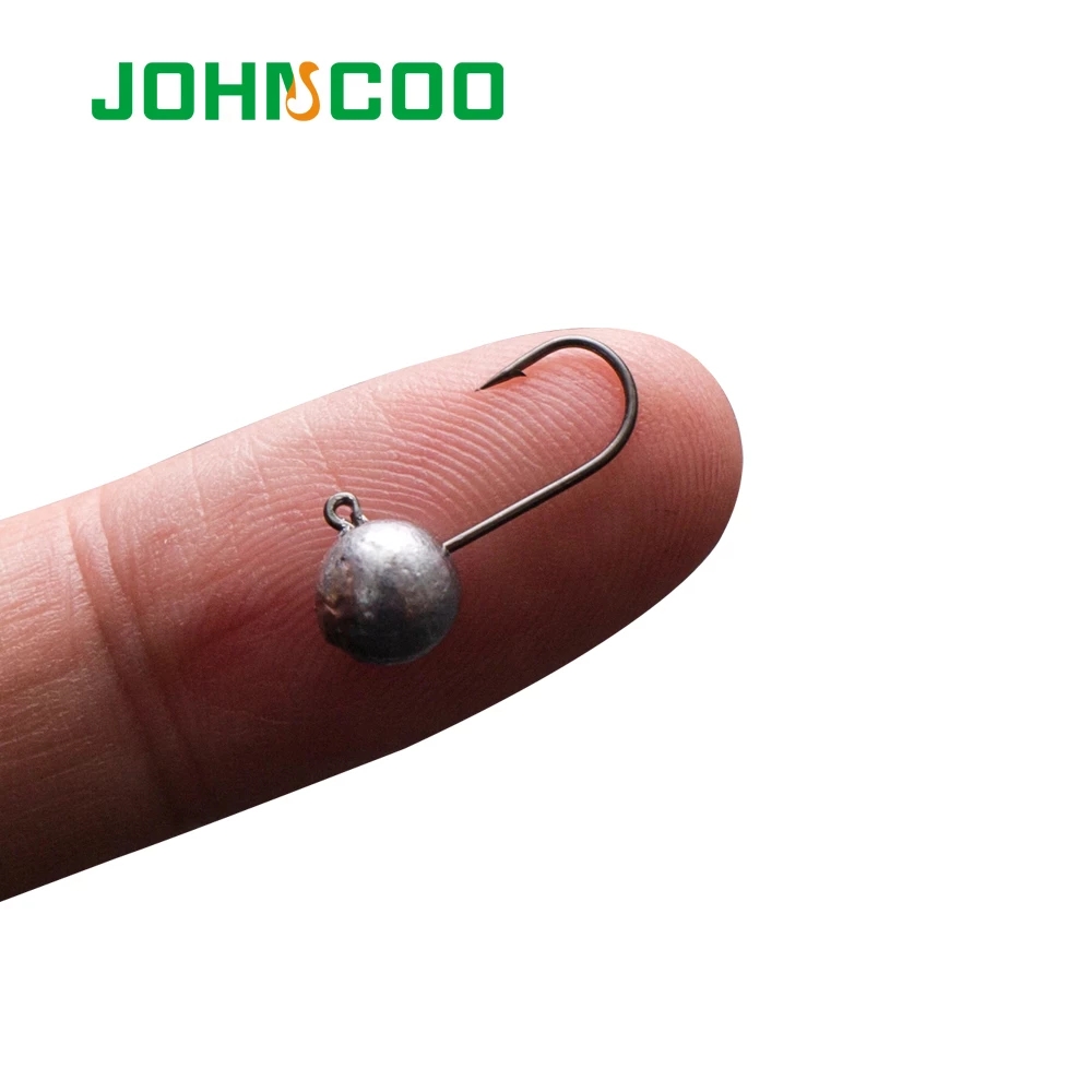 JOHNCOO 10 pezzi Jig Head Hook - Fishing Hook Offset recensione e prezzo