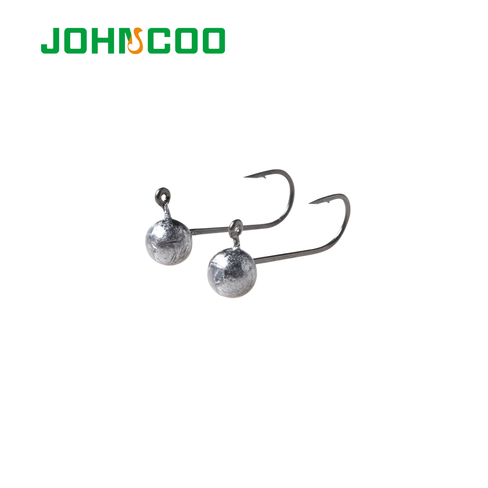 JOHNCOO 10 pezzi Jig Head Hook - Fishing Hook Offset recensione e prezzo