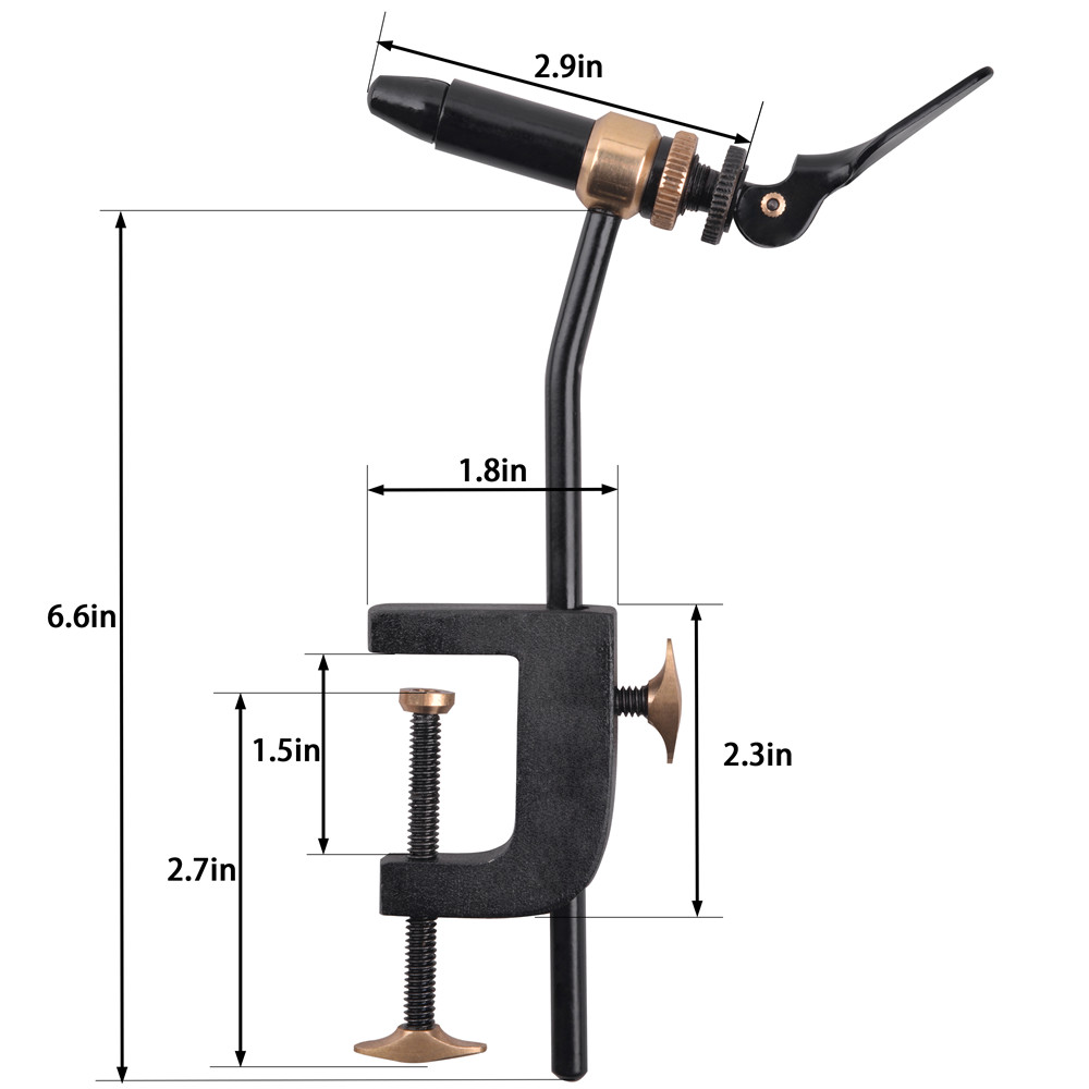Morsa rotante per legare mosch - Fishing Hook Jig recensione e prezzo