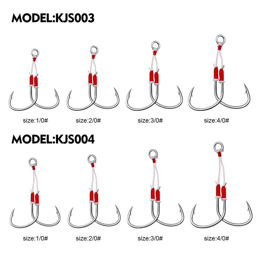 PROBEROS 2 pezzi Jigging Doppi - Fishing Hook Barbless recensione e prezzo