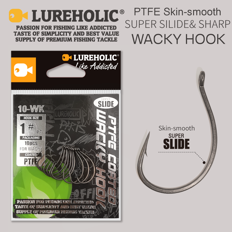LUREHOLIC PTFE Super Slide Wac - Fishing Hook Offset recensione e prezzo