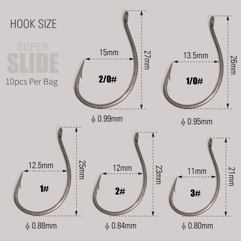 LUREHOLIC PTFE Super Slide Wac - Fishing Hook Offset recensione e prezzo