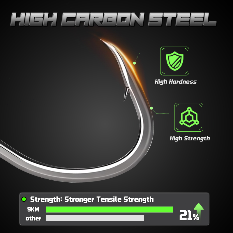 9KM Ami da pesca 25 pezzi Jig  - Fishing Hook Offset recensione e prezzo