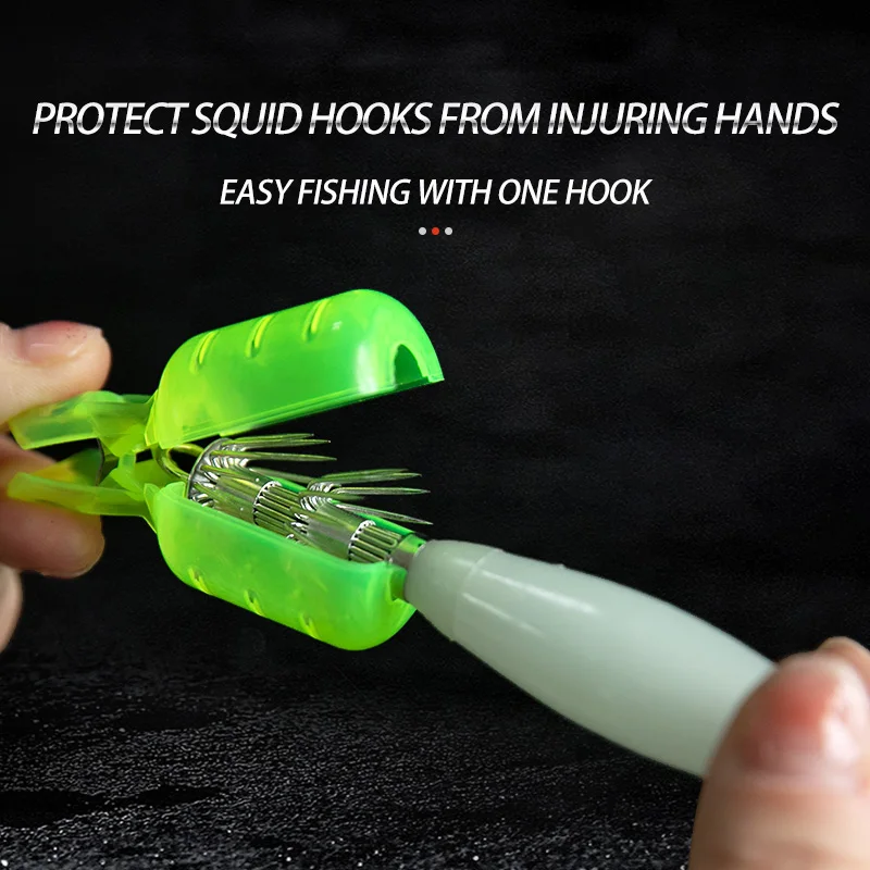 10 pz/lotto calamari jig ganci - Fishing Hook Jig recensione e prezzo