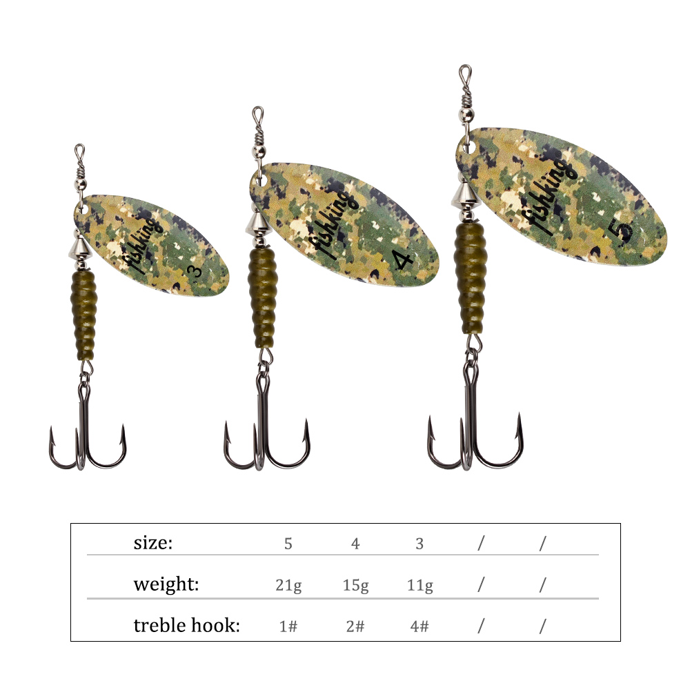 NGB Spinner Esca Richiamo di P - Fishing Hook Treble recensione e prezzo