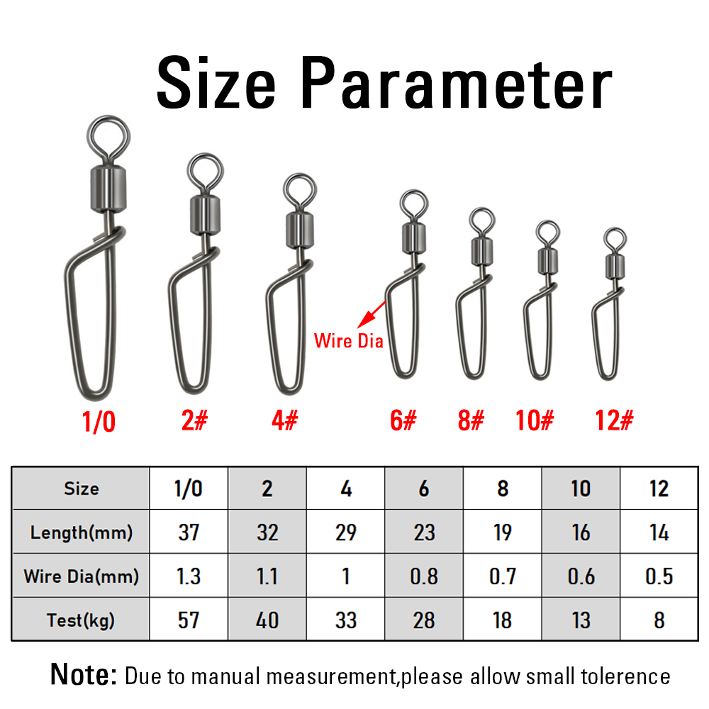 20 pezzi # Girella Girevole 12 - Fishing Hook Stainless Steel recensione e prezzo