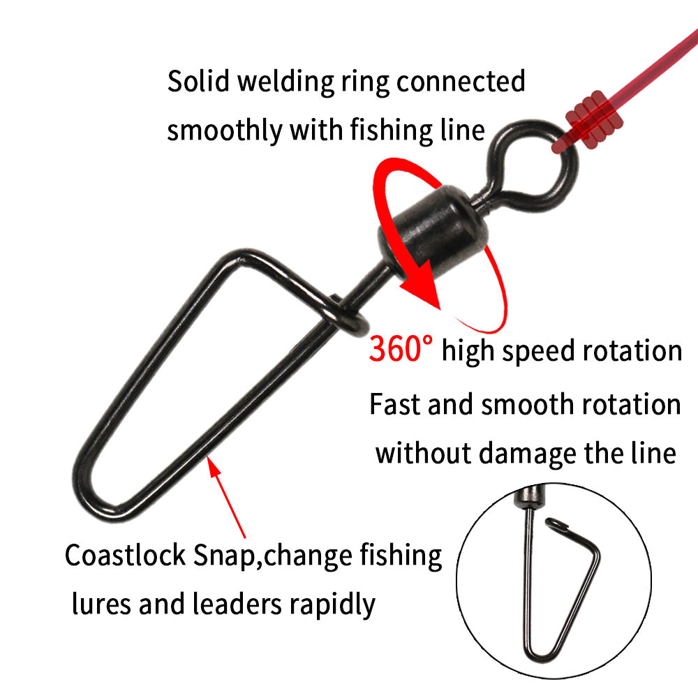 20 pezzi # Girella Girevole 12 - Fishing Hook Stainless Steel recensione e prezzo