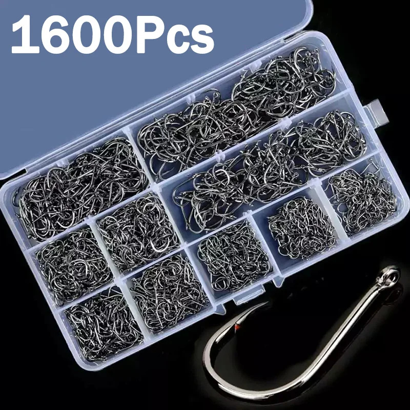 50-1600 pezzi/scatola ami da p - Fishing Hook Circle recensione e prezzo