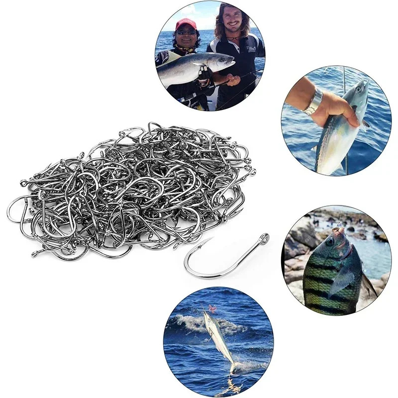 50-1600 pezzi/scatola ami da p - Fishing Hook Circle recensione e prezzo