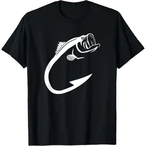 T-shirt Fish Hook Minimal Art  - Fishing Hook recensione e prezzo