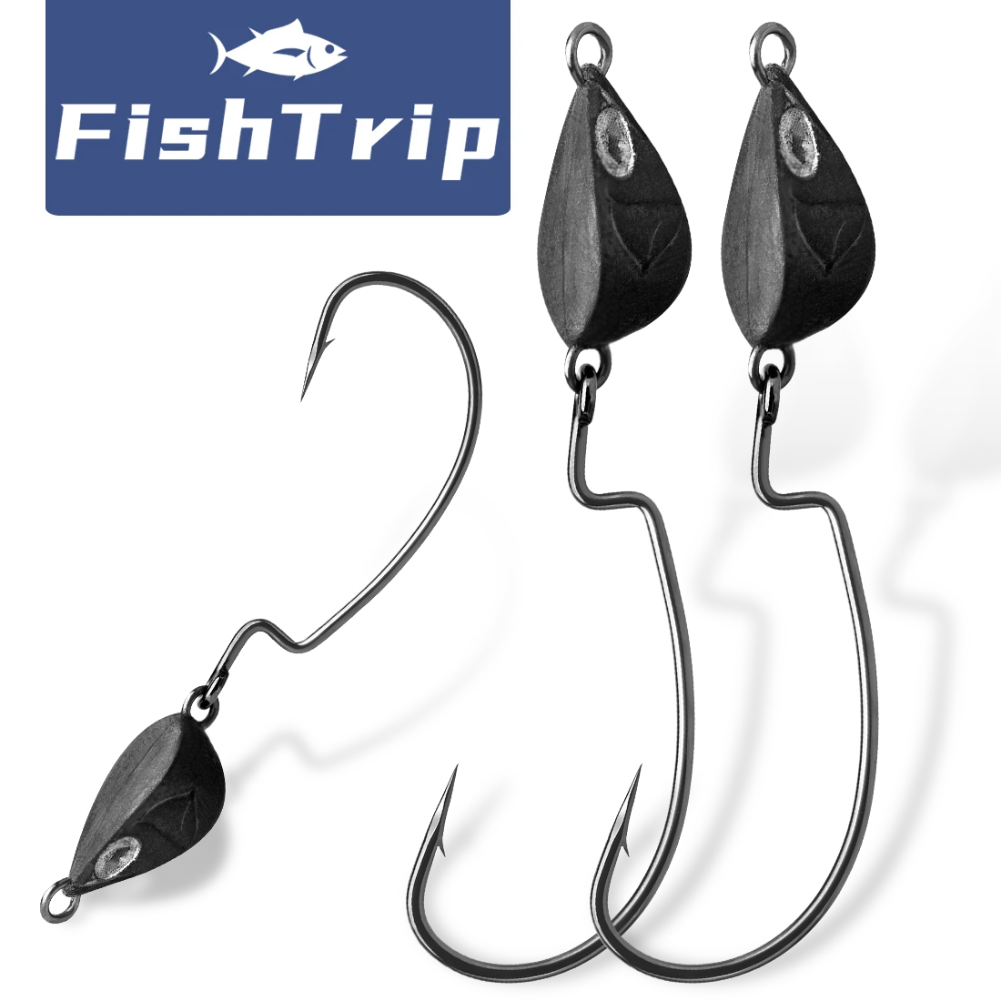 FishTrip 10 pezzi Jig Head amo - Fishing Hook Weedless recensione e prezzo
