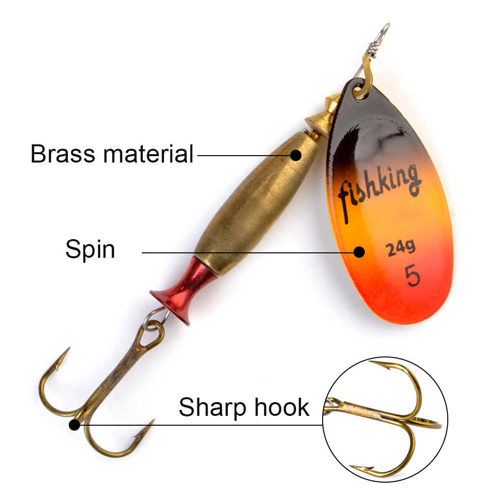 NGB Long Cast Spinner Esca Ric - Fishing Hook Treble recensione e prezzo