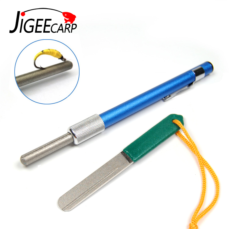 JIGEECARP 1PC diamante carpa a - Fishing Hook Sharpener recensione e prezzo