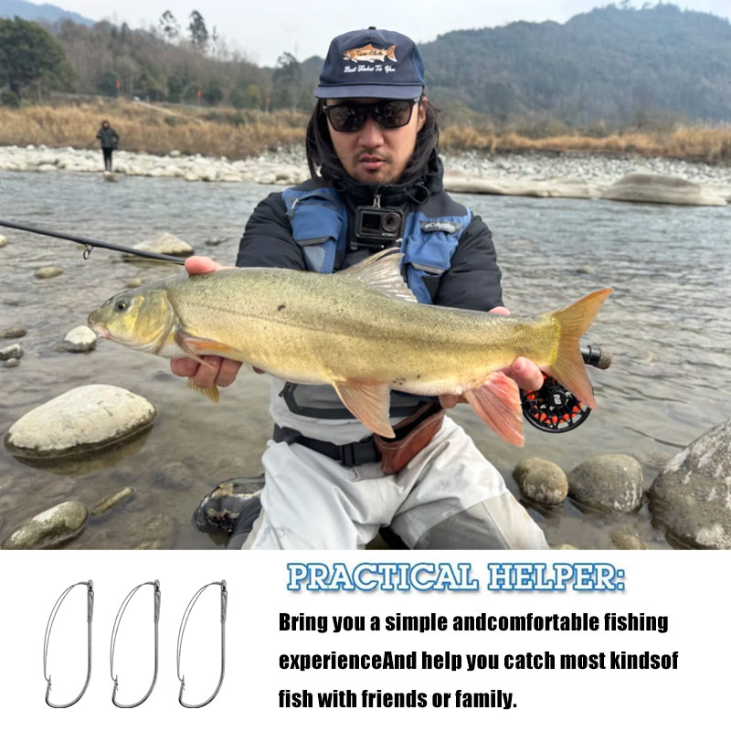 20/40 pezzi ganci a vite senza - Fishing Hook Offset recensione e prezzo
